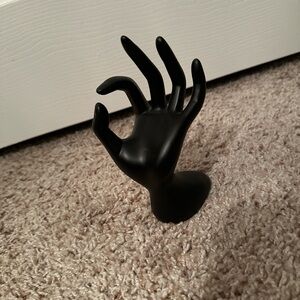 Black Hand Shaped Jewelry Holder